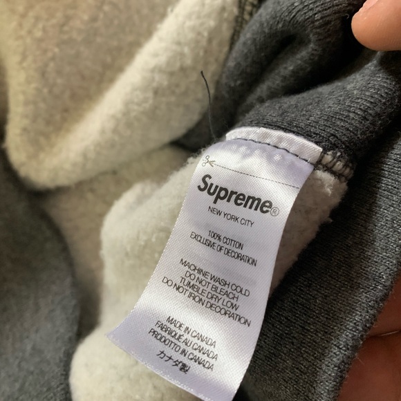 Supreme fw21 charcoal box logo hoodie - Picture 13 of 15